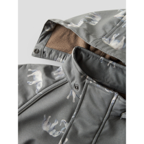 NAME IT Softshell Jakke Alfa08 Quiet Shade Elephant